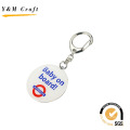 Full Color Printing Epoxy Metal Keychain for Company Gift